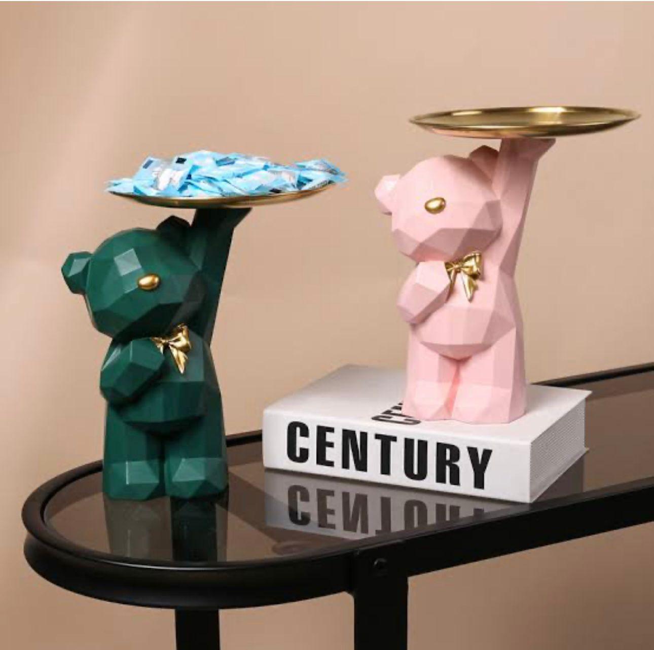 Geometric Standing Teddy Tray Holder